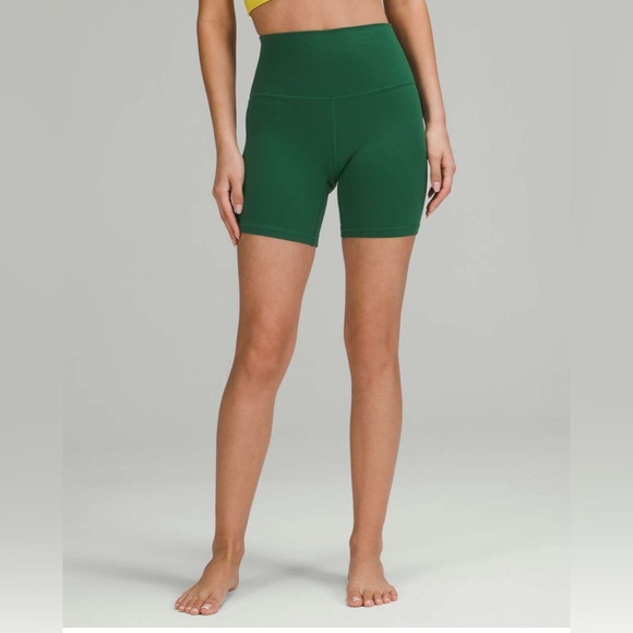 lululemon athletica Dresses & Skirts - Lululemon Align High-Rise Short 6" Everglade Green Size 4